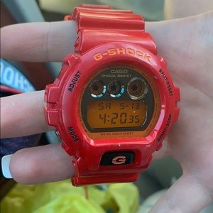 Red G-Shock Watch